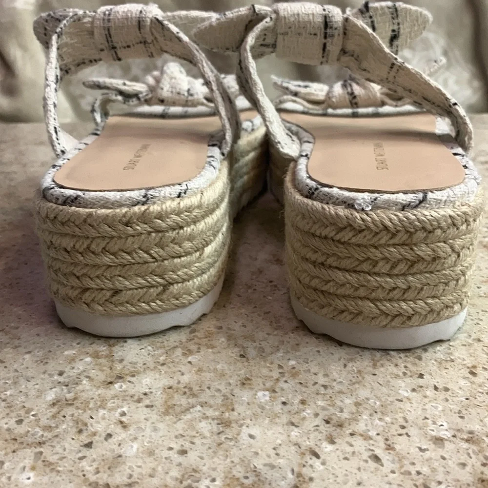NWOT Stuart Weitzman White Espadrilles Size 6.5